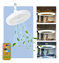 Comprar Ventilador De Techo Con Lámpara Led Con Control Remoto 3 Tonos De Luz 3 Velocidades 5 Aspas 30w Blanco Frío Blanco Cálido Blanco Neutral Marca Dosyu 24 Cm 50 Hz Blanco Blanco Plástico 5