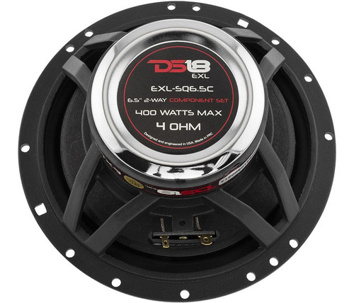Imagen 5 de 7 de Componentes Ds18 Exl-sq6.5c 2 Vias 120 W Rms 6,5 Pulgadas