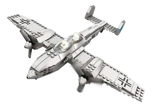 Avião Bimotor Segunda Guerra Mundial 303pcs Compatível Lego