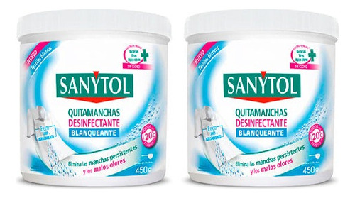 Sanytol Quitamanchas Desinfectante Ropa Blanca 2 X 450 Gr