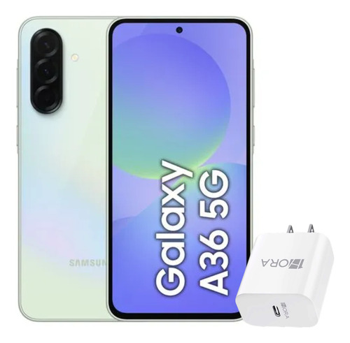 Samsung Galaxy A36 5g 128 Gb 8 Gb Dual Sim Awesome Lima + Adapter Genérico