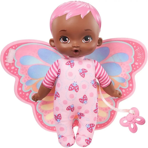  Muñeco Bebote Primer Bebe Pijama Mariposa Fucsia 25cm Febo