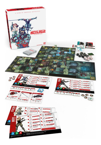 Juego De Mesa Metal Gear Solid Stealth Strategy 14+ Ages Com
