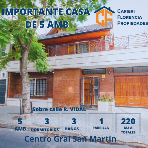 Chalet De 5 Amb En Centro De Gral. San Martin