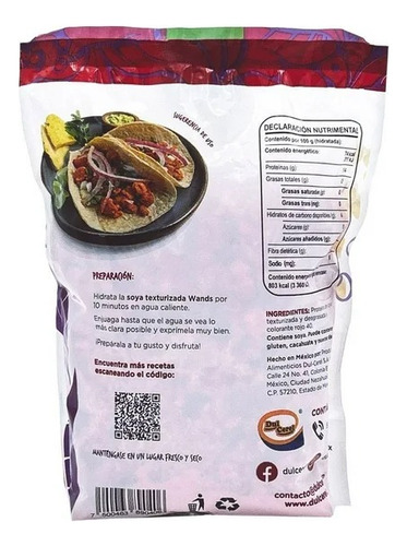 12 Pzas Soya Texturizada Wand's Sabor Chorizo 300 G