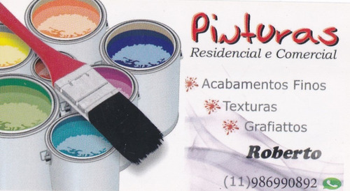 Imagem 1 de 1 de Serviço De Pinturas Em Geral E Aplicação De Massa Corrida