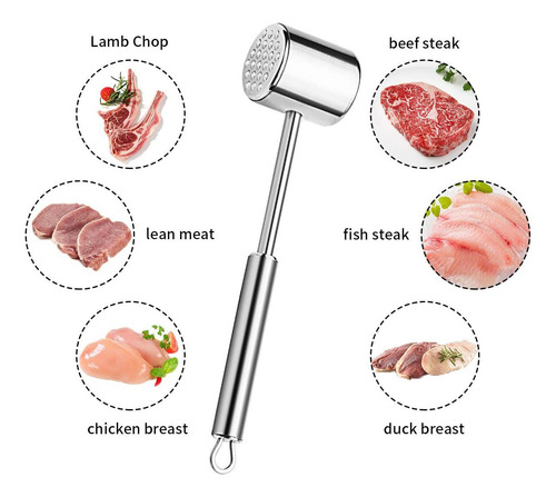 Herramienta De Cocina Para Carne De Doble Cara B, Aleación D