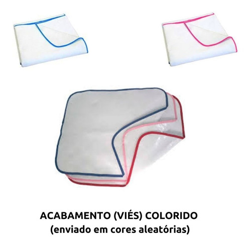 Kit 2 Tapetes Lavável Pet Cães Cachorro Higiênico P 60x50cm