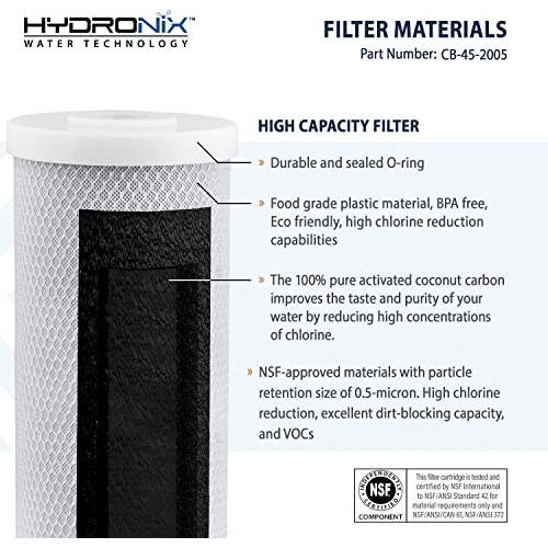 Hydronix Cb-45-2005 Nsf Para Uso Doméstico, Comercial E Indu
