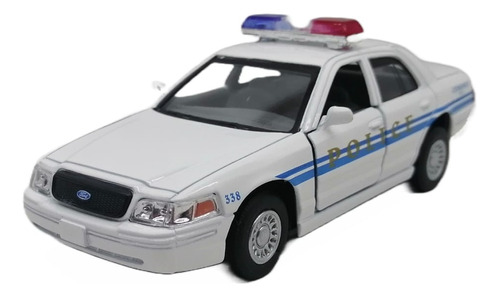 Carro Policía De Colección A Escala Ford Crown Victoria Inte