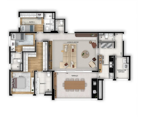 Imagem 29 de 30 de Apartamento À Venda No Bairro Jardim Prudência - São Paulo/sp - O-3955-10736