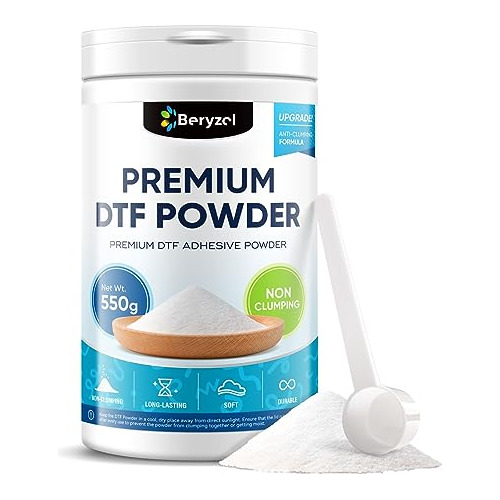 Beryzol Dtf Powder 550g / 19.4oz Adhesivo Termofusible De Tr