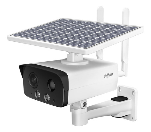 Camara De Videovigilancia 4mp Ip Bala Dahua 4g Solar Bateria Color Blanco