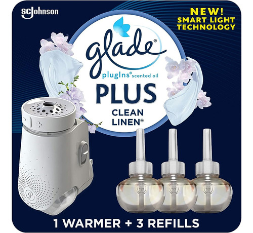 Glade Plugin Plus Air Freshener Starter Kit, Aceite Perfumad