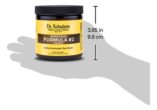 Dr. Schulze's Intestinal Formula #2 Powerful Intestinal Clea
