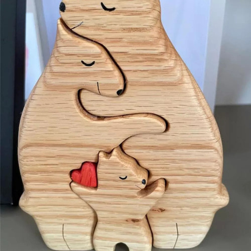 Fe Puzzle De Madera For Bear Family, Bears Of