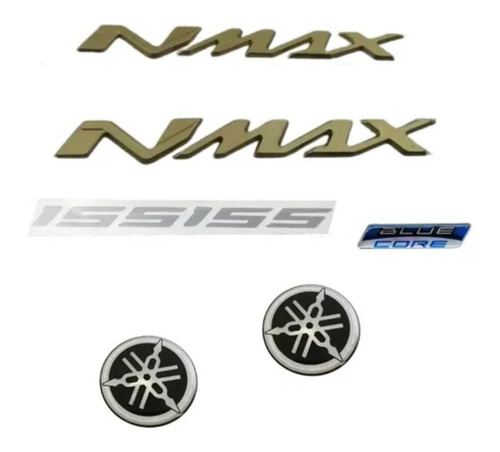 Emblemas Yamaha Nmax 155 Juego Completo