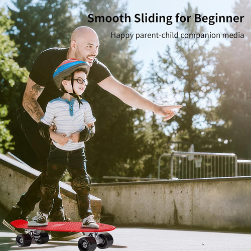 Mini Cruiser - Patineta Estándar De 22 Pulgadas, Patinaje De