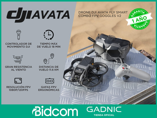 Drone Dji Avata Fly Smart Combo Profesional Fpv Goggles V2