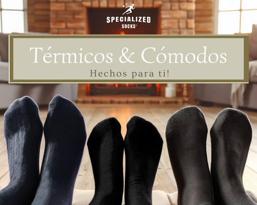 Calcetines Térmicos De Algodón Grueso Para Hombre Y Mujer