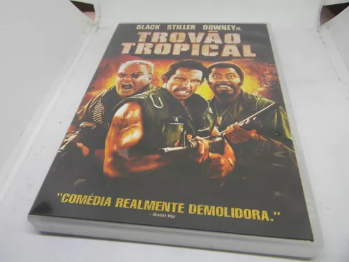 DVD Trovão Tropical Ben Stiller Robert Downey Jr. Jack Black Original