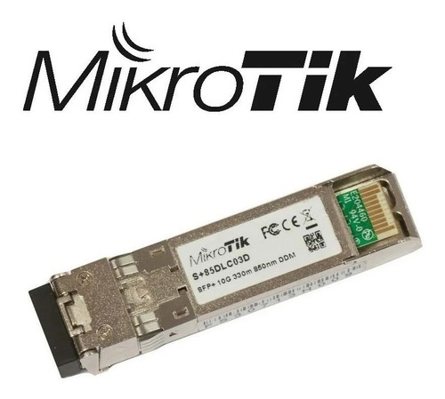 Modulo De Fibra Mm Mikrotik Sfp 10g 10gigabit 850nm Lc