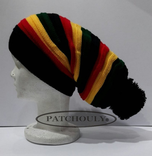 Imagen 9 de 9 de Gorro Tam Jamaiquino Reggae Rasta Para Dreadlocks Unisex Bob