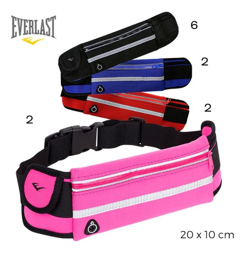 Imagen 3 de 4 de Riñonera Everlast Original Running Viaje Anti Robo Deportiva