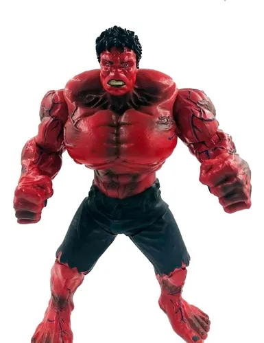Red Hulk Vermelho Compativel Marvel Select Diamond 25 Cm