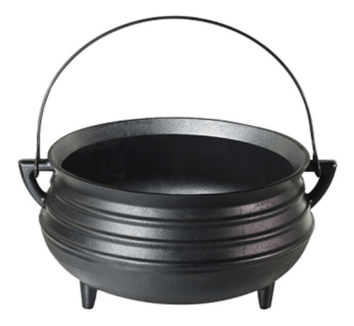 Panela Tripé Caldeirão De Ferro 600ml Com Tampa 11 Cm Nº2
