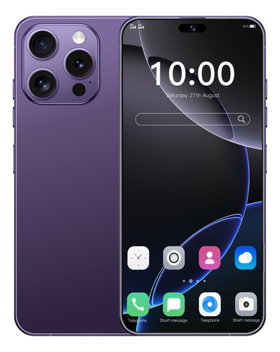 Smartphones I16 Pro Max Doble Sim 12gb Ram 512gb Rom Pantalla 7.3'' Batería 8000mah Cámara 108mp