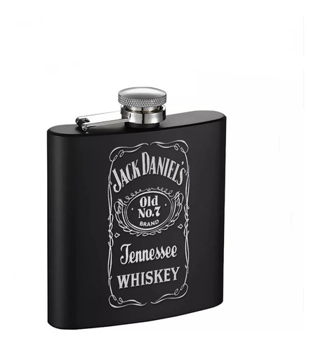 1 Cantil Jd Em Aço Inox 177ml Rum-whisky-vodka - Aqui C/nfe