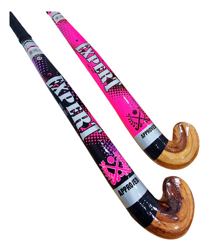 Palo Hockey Expert Platinum Fibra Reforzado 28 A 37.5 El Rey Color Platinum Rosado - Talle 36