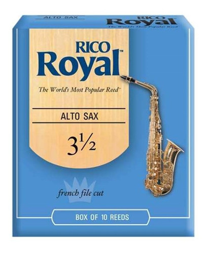 Cañas Daddario Rico Royal Saxo Alto Nº 3.5 Rjb1035 X10
