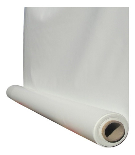 Lona Plástica Branca Tecido Flexível 5x2,20 M Sem Acabamento