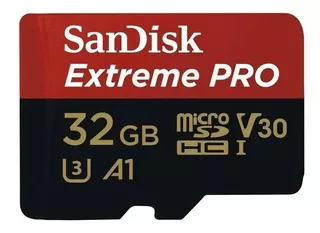 Cartão de memória SanDisk SDSQXCG-032G-GN6MA Extreme Pro com adaptador SD 32GB