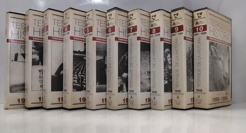 Historia Universal Testigos De La Historia  10 Vhs ,9 Horas