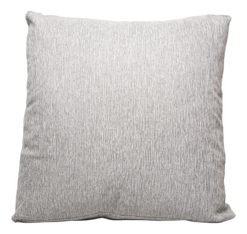 Almohadón Chenille Antidesgarro Sillón Algarrobo 50x50x10 Cm Gris Claro Chenille Antidesgarro