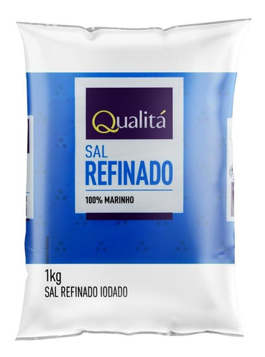 Sal Refinado Qualitá Pacote 1kg