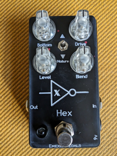 Pedal Emexis Hex Drive Overdrive Tipo Cmos