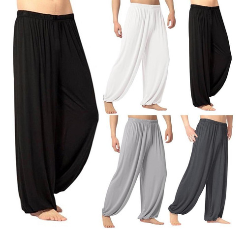 Pantalones De Yoga Casuales Para Hombre De Color Puro