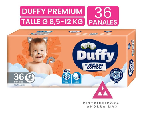 Pañales Bebes Duffy Premium Cotton G