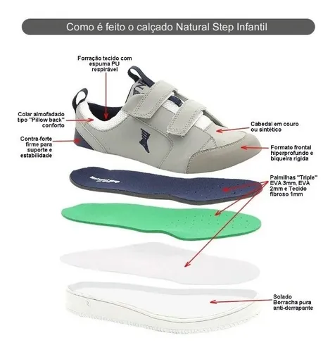 T nis Ortop dico Infantil Cano Alto Bota Couro Contra Forte