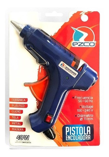 Pistola Encoladora Grande 11mm Silicona Barra Adhesivo 