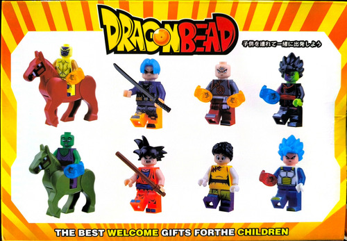 Mini Figuras Dragon Ball Z Muñecos Pack X 12 Bloques P/armar