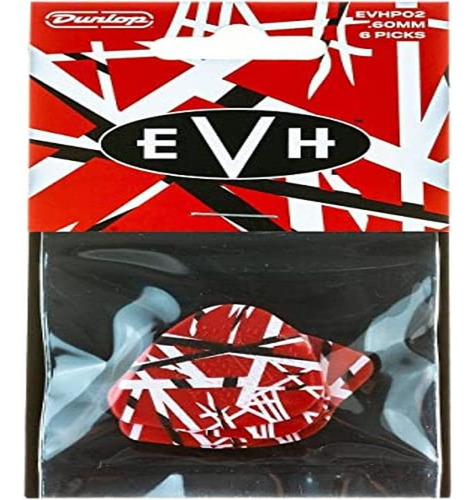 Evh Frankenstein - Púas Para Guitarra, Paquete De 6 (evhp02)