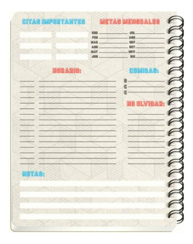 Scribe Inblack, Cuaderno Con Espiral Doble Profesional De