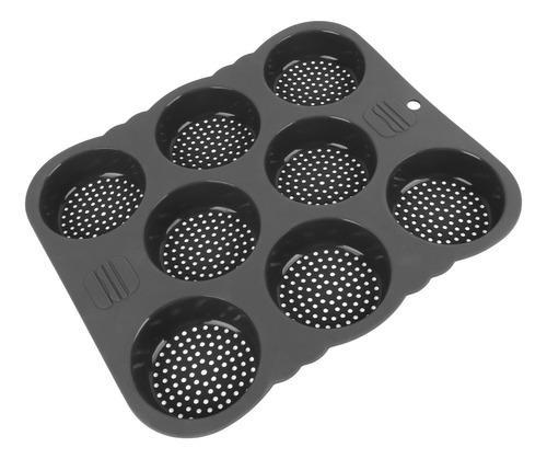 Hui Molde De Silicona Para Panecillos De Hamburguesa De 8