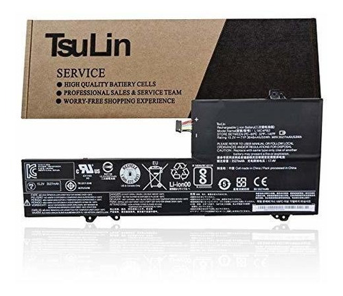 Tsulin L16c4pb2 Bateria Del Portatil Compatible Con Lenovo I