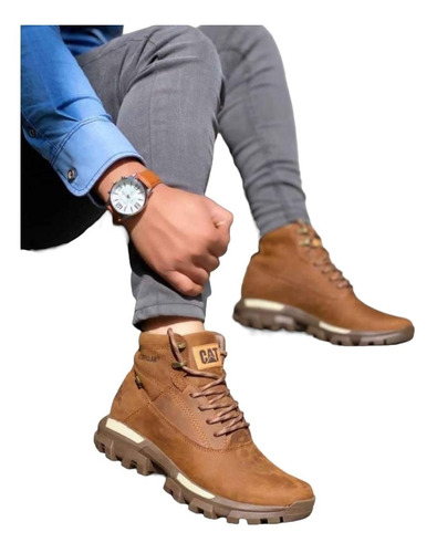 Botines De Hombre Modelo Tractor 